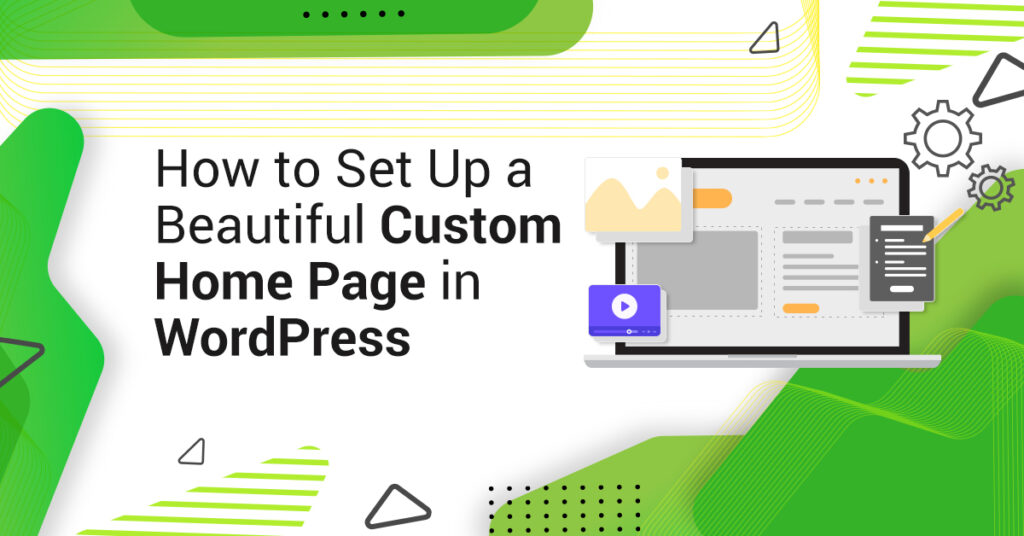 How To Setup Home Page Slider, About Us And Services Section In Your WordPress